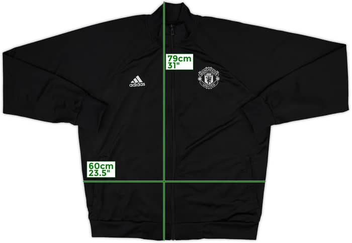 2019-20 Manchester United adidas Track Jacket - 10/10 - (XXL)