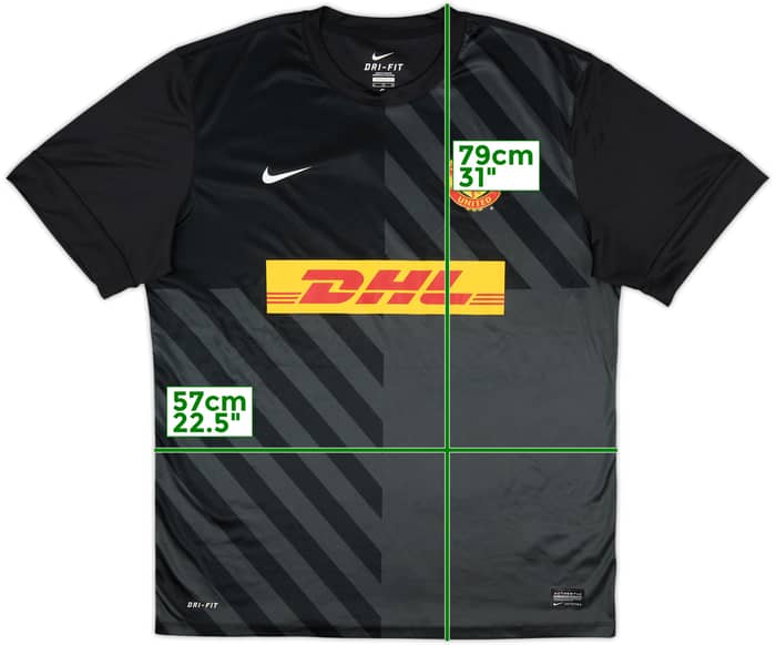 2012-13 Manchester United Nike Training Shirt - 8/10 - (XL)