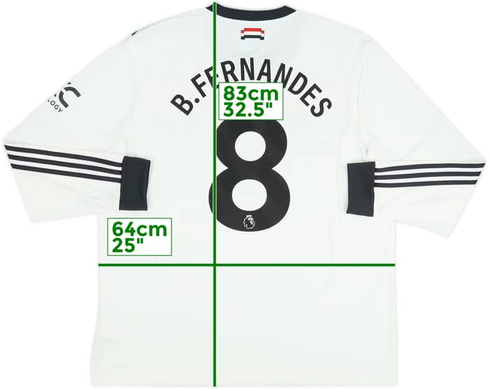 2024-25 Manchester United Third L/S Shirt B.Fernandes #8 - 8/10 - (XXL)