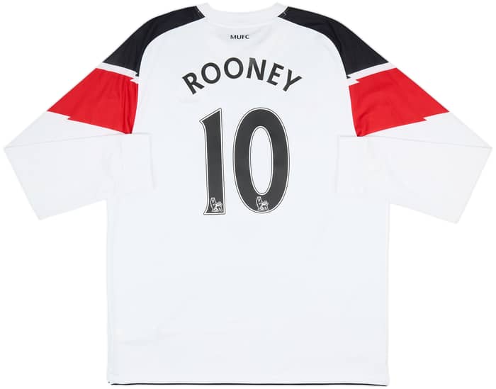 2010-12 Manchester United Away L/S Shirt Rooney #10 - 10/10 - (XL)