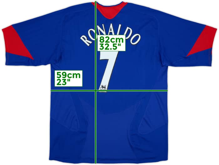 2005-06 Manchester United Away Shirt Ronaldo #7 - 8/10 - (XL)