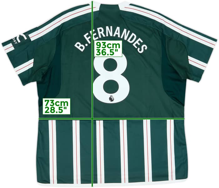 2023-24 Manchester United Away Shirt B.Fernandes #8 (3XL)