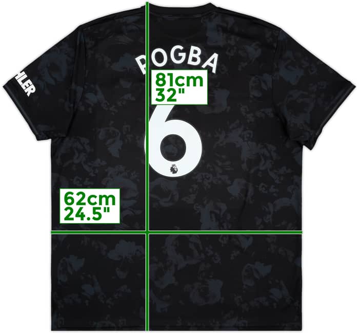 2019-20 Manchester United Third Shirt Pogba #6 - 10/10 - (XXL)