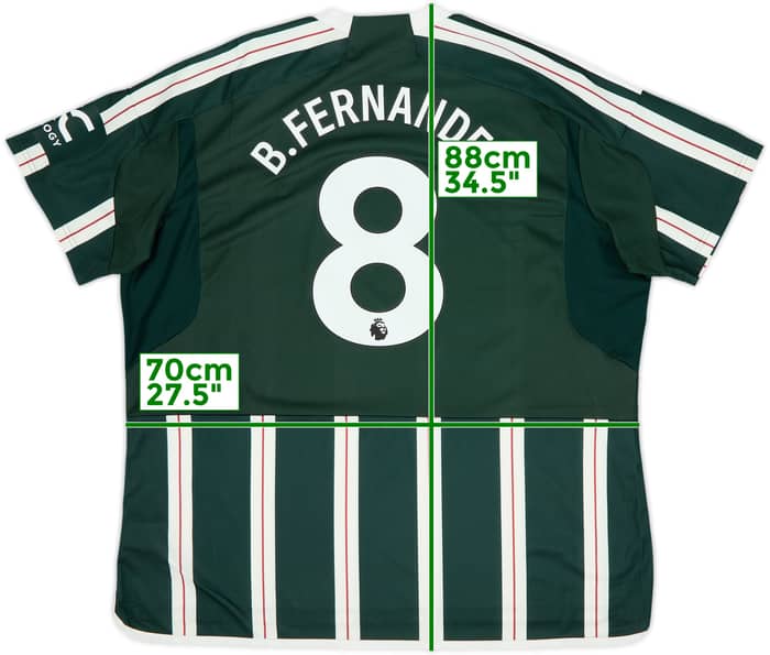 2023-24 Manchester United Away Shirt B.Fernandes #8 - 9/10 - (3XL)