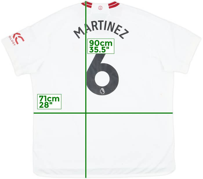 2023-24 Manchester United Third Shirt Martinez #6 (3XL)