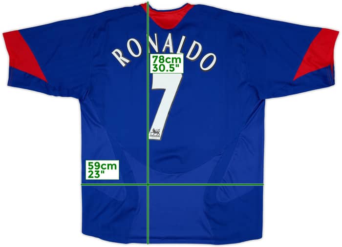 2005-06 Manchester United Away Shirt Ronaldo #7 - 8/10 - (XL)