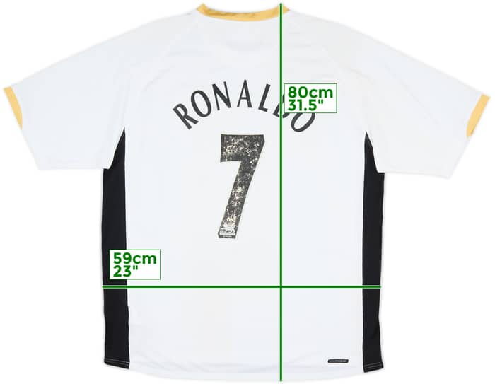 2006-08 Manchester United Away Shirt Ronaldo #7 - 5/10 - (XL)