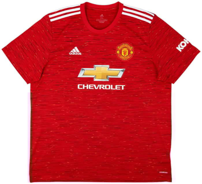 2020-21 Manchester United Home Shirt Shaw #23 - 8/10 - (XXL)