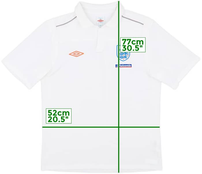 2010-11 England Umbro Polo Shirt - 5/10 - (L)