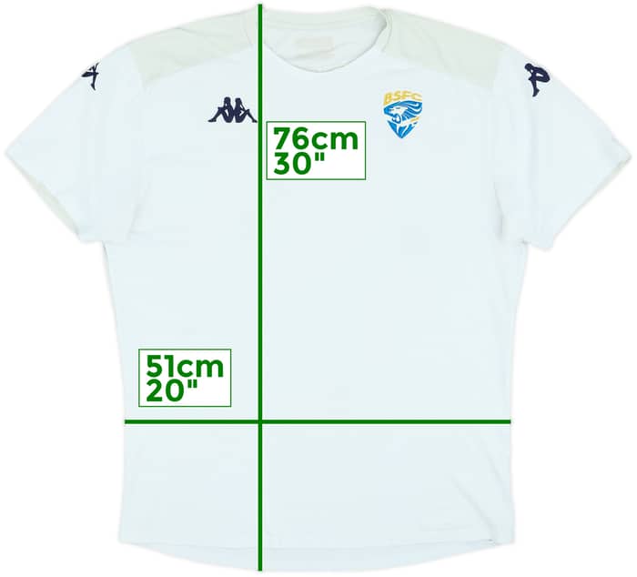 2020-21 Brescia Kappa Training Shirt - 8/10 - (XL)
