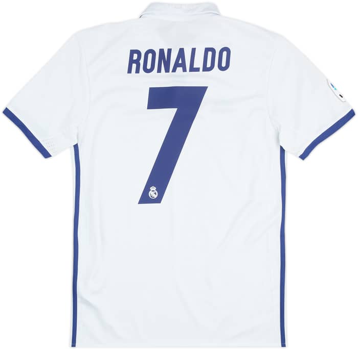 Camiseta de local del Real Madrid 2016-17 Ronaldo #7 - 6/10 - (S)