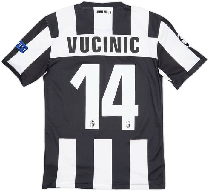 2012-13 Juventus Home Shirt Vucinic #14 - 6/10 - (S)