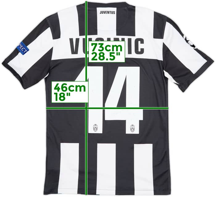2012-13 Juventus Home Shirt Vucinic #14 - 6/10 - (S)