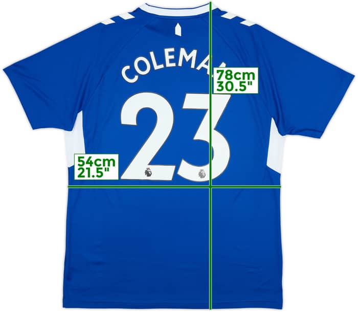 2022-23 Everton Home Shirt Coleman #23 - 9/10 - (XL)