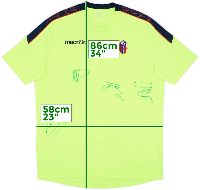 2016-17 Bologna Signed Macron Training Shirt - 8/10 - (XXL)