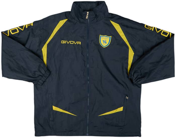 2012-13 Chievo Verona Givova Hooded Rain Jacket - 8/10 - (L)