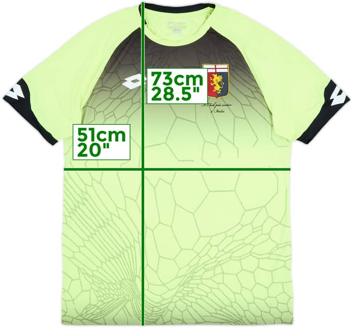 2017-18 Genoa Lotto GK S/S Shirt #12 - 8/10 - (L)