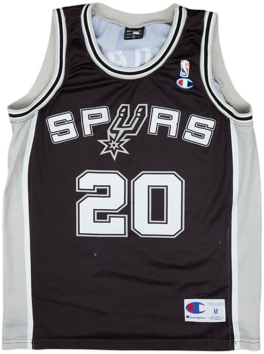 2002-10 San Antonio Spurs Ginobili #20 Champion Away Jersey - 5/10 - (M)