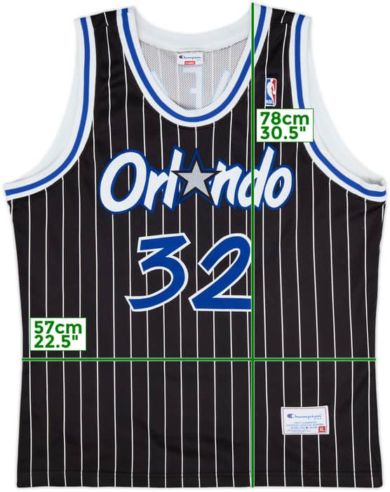 1992-96 Orlando Magic O'Neal #32 Champion Away Jersey - 6/10 - (XL)