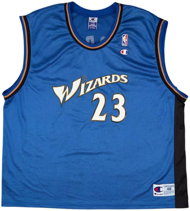 2001-02 Washington Wizards Jordan #23 Champion Away Jersey - 7/10 - (XL)