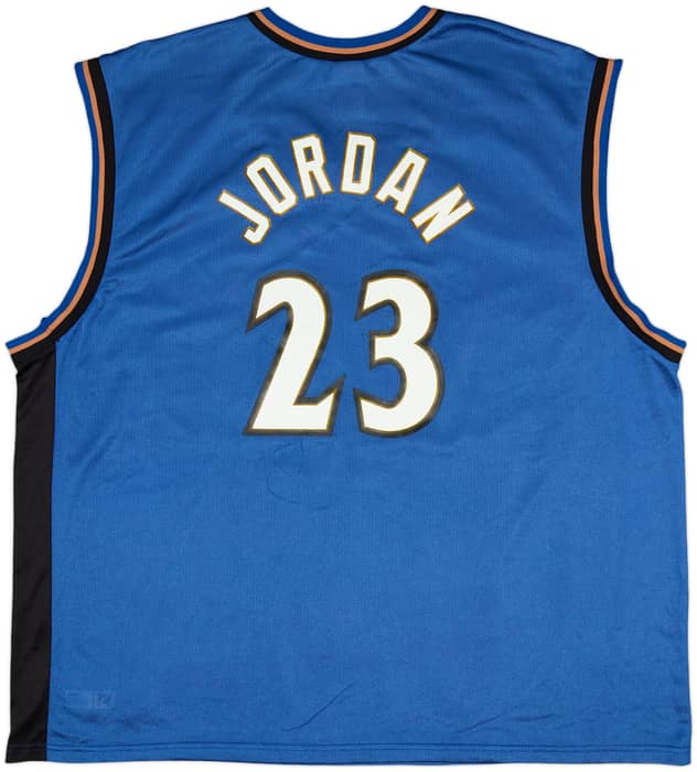 2001-02 Washington Wizards Jordan #23 Champion Away Jersey - 7/10 - (XL)