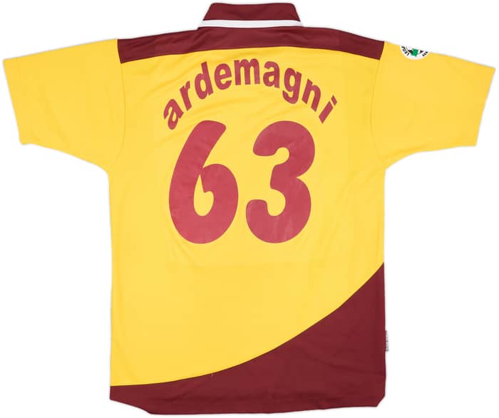 2009-10 AS Cittadella Match Issue Third Shirt Ardemagni #63