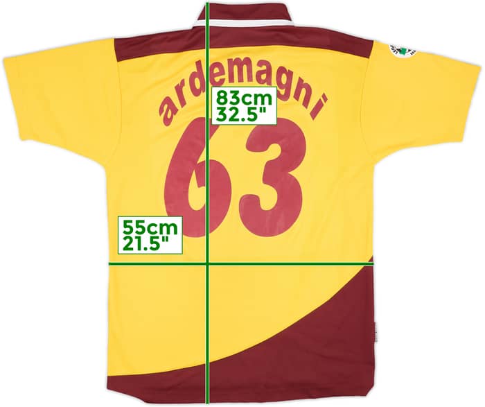 2009-10 AS Cittadella Match Issue Third Shirt Ardemagni #63