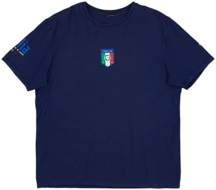 2006-08 Italy Puma Graphic Tee - 8/10 - (L)