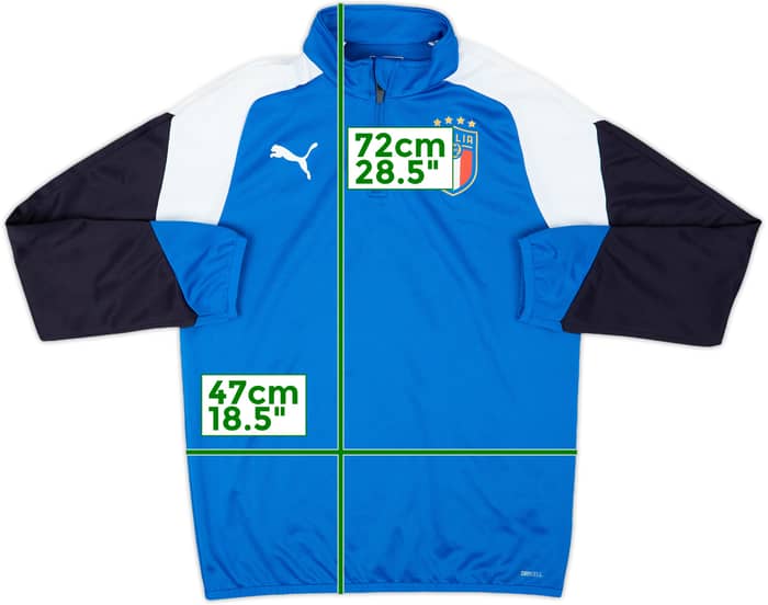 2018-20 Italy Puma 1/4 Zip Drill Top - 8/10 - (XL.Boys)