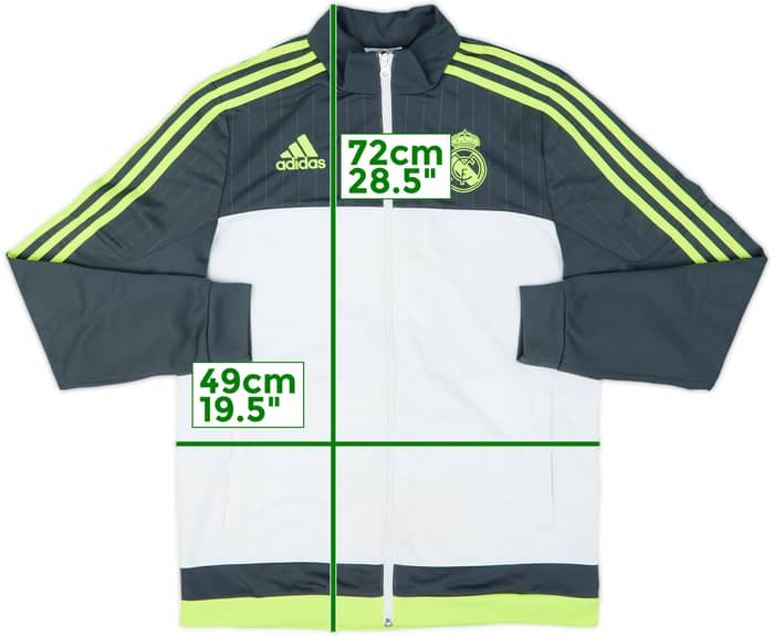2015-16 Real Madrid adidas Track Jacket - 5/10 - (XL.Boys)