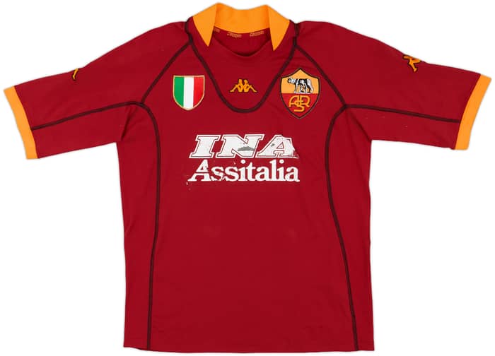 2002-03 Roma Home Shirt - 4/10 - (L)