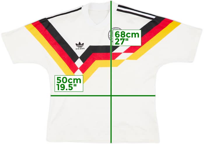 1988-90 West Germany Home Shirt - 8/10 - (M/L)
