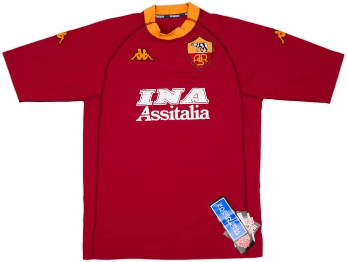 2000-01 Roma Home Shirt #9 (XL)