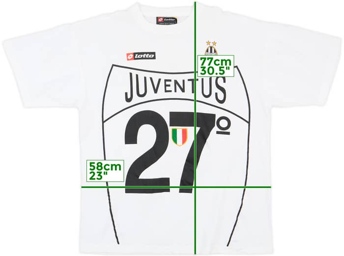 2002-03 Juventus Lotto 'Campioni D'Italia 2003' Graphic Tee - 7/10 - (XL)