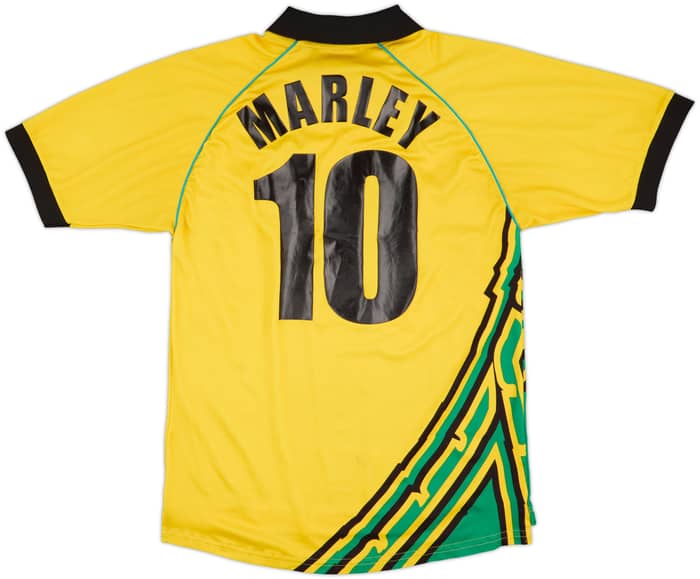 1998-00 Jamaica Home Shirt Marley #10 - 8/10 - (M)