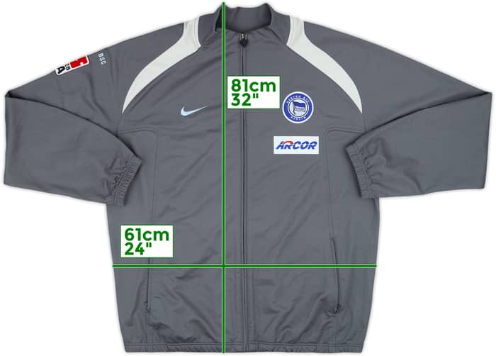 2005-06 Hertha Berlin Player Issue Nike Track Jacket - 8/10 - (XL)