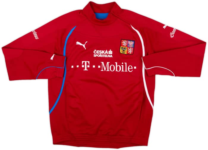 2010-11 Czech Republic Puma Player Issue 1/4 Zip Track Jacket - 5/10 - (M)