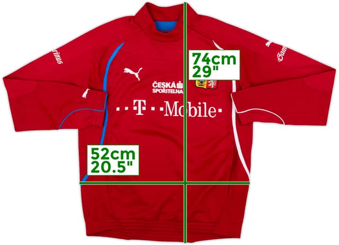 2010-11 Czech Republic Puma Player Issue 1/4 Zip Track Jacket - 5/10 - (M)