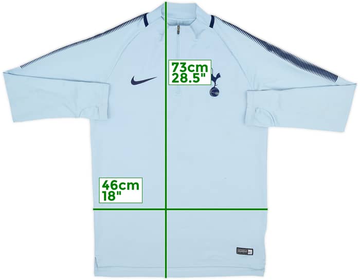 2018-19 Tottenham Nike 1/4 Zip Sweat Top - 8/10 - (M)