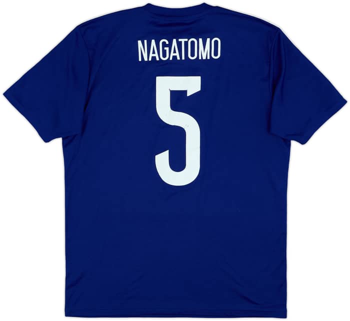 2013-15 Japan Basic Home Shirt Nagatomo #5 - 5/10 - (L)