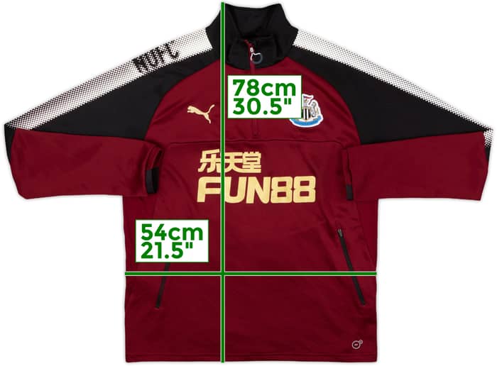 2017-18 Newcastle Puma 1/4 Zip Track Jacket - 8/10 - (L)