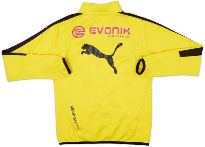 2015-16 Borussia Dortmund Puma 1/4 Zip Drill Top - 8/10 - (S)