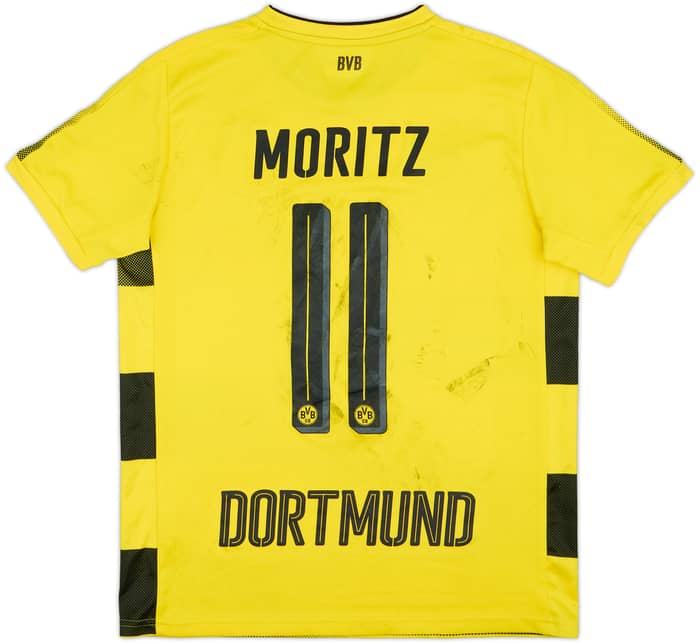 2017-18 Borussia Dortmund Home Shirt Moritz #11 - 5/10 - (XL.Boys)