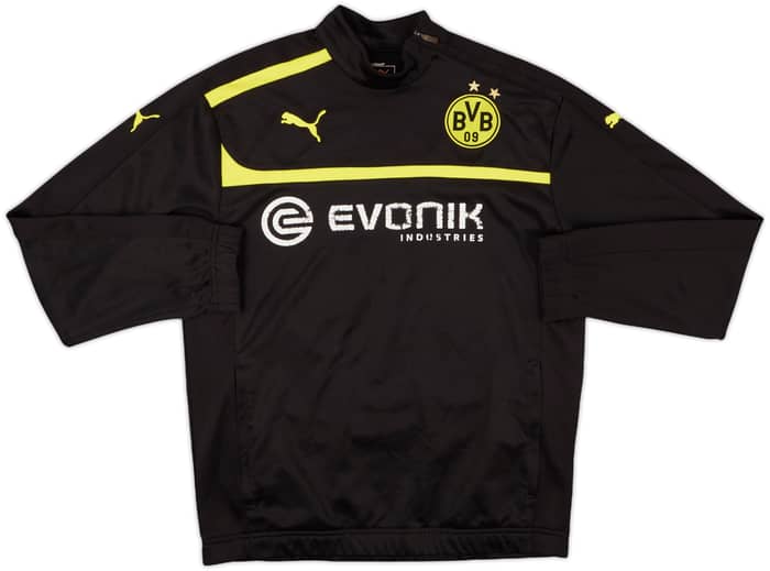 2012-13 Borussia Dortmund Puma 1/4 Zip Track Jacket - 5/10 - (XL.Boys)