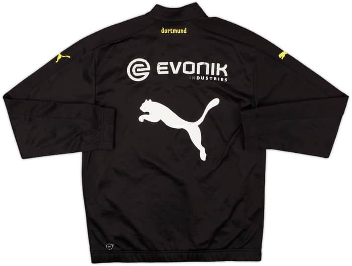 2012-13 Borussia Dortmund Puma 1/4 Zip Track Jacket - 5/10 - (XL.Boys)