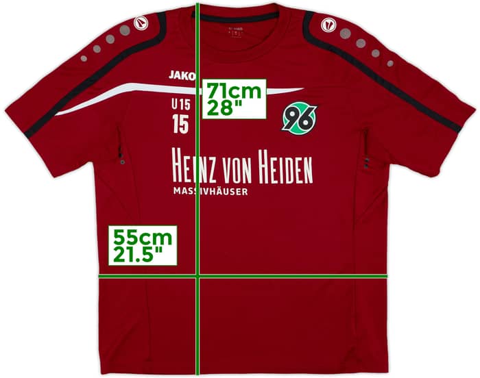 2014-15 Hannover 96 Jako Player Issue Training Shirt #15 - 5/10 - (L)