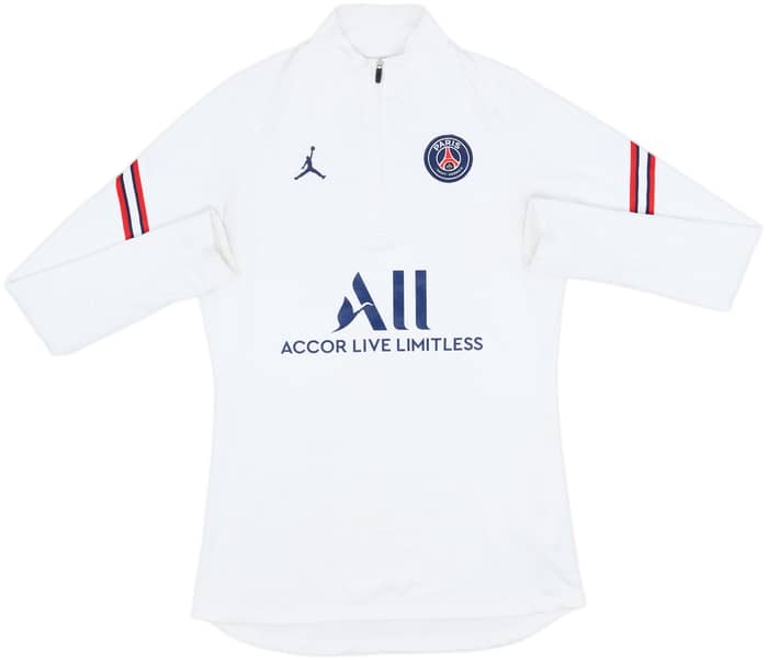 2021-22 Paris Saint-Germain Nike Jordan 1/4 Zip Drill Top - 6/10 - (S)