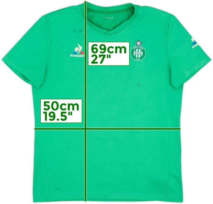 2021-22 Saint-Etienne Home Shirt - 5/10 - (L.Boys)