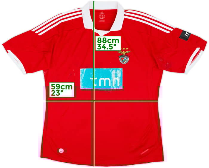 2009-10 Benfica Home Shirt Rogerio #7 - 4/10 - (XL)