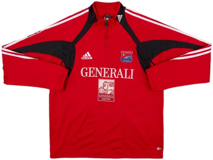 2004-05 Unterhaching adidas 1/4 Zip Sweat Top - 8/10 - (XXL)